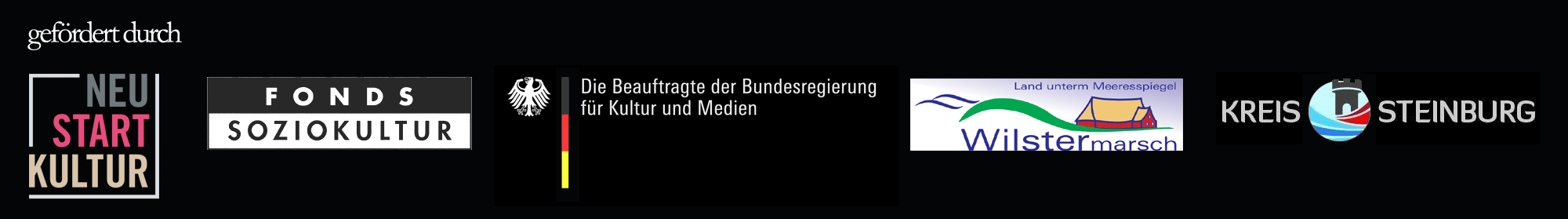 Förderer Bürgerbühne im Kulturhaus Wilster